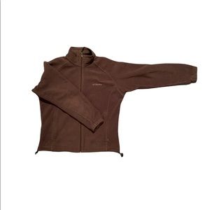 COLUMBIA BROWN LARGE ZIP-UP